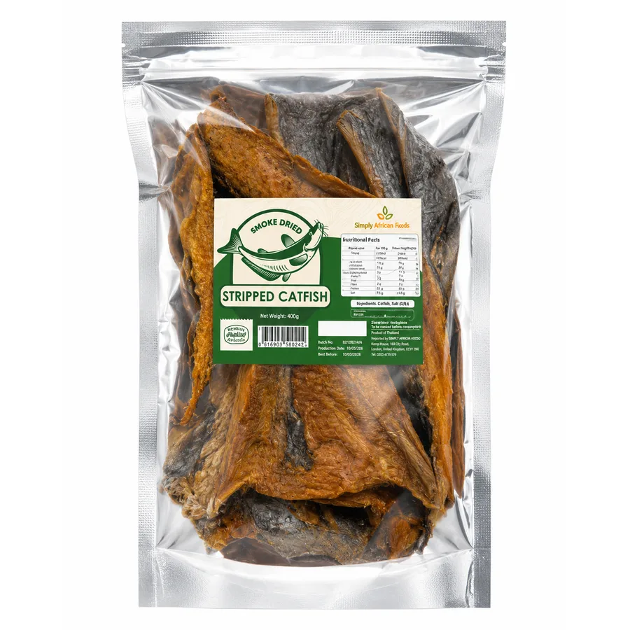 Smoke Dried Stripped Catfish, Meat & Seafood at Afrimart Foods